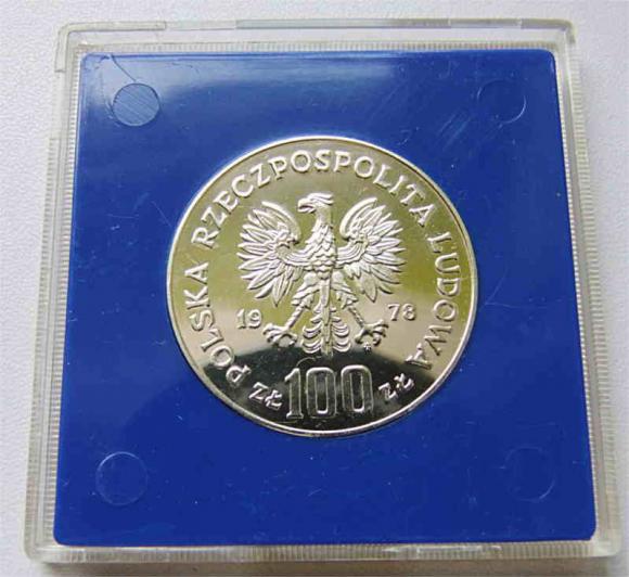 100 zlotych 1978 Adam Mickiewicz