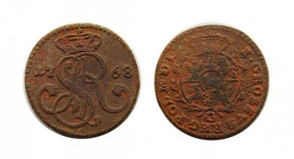 Grosz 1768 Stanisław August Poniatowski Kraków (1)