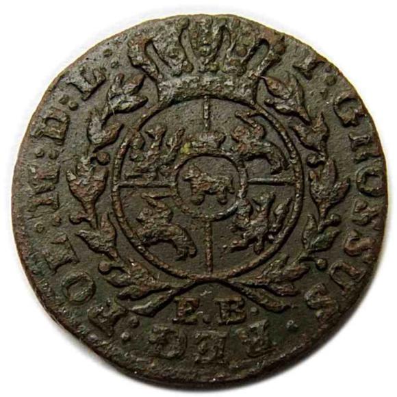 Grosz 1777 Stanisław August Poniatowski Warszawa (2)