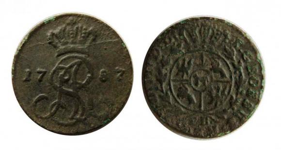 Grosz 1787 Stanisław August Poniatowski Warszawa (1)