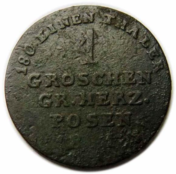 Groschen 1816 Grand Duchy of Posen Poznan Berlin