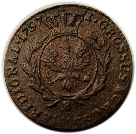 Grosz 1797 Fryderyk Wilhelm II Prusy Południowe Wrocław (2)