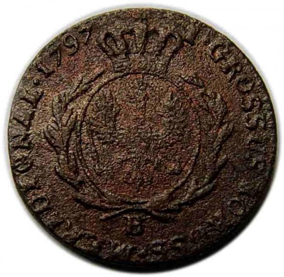 Grosz 1797 Fryderyk Wilhelm II Prusy Południowe Wrocław (2)