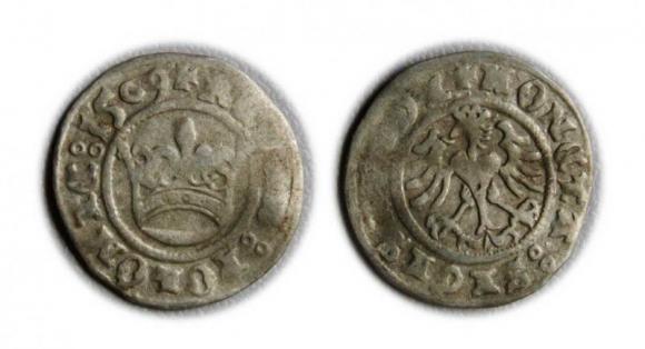 Półgrosz 1509 Zygmunt I Stary Kraków (1)