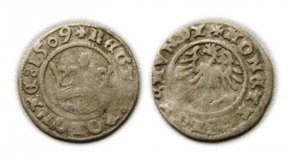 Półgrosz 1509 Zygmunt I Stary Kraków (1)