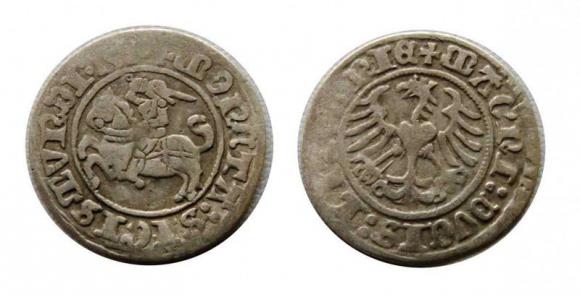 Półgrosz Zygmunt I Stary Wilno (1)