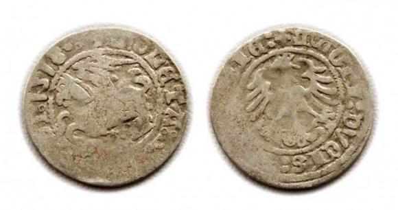 Half groschen 1518 Sigismund I the Old Krakow (1)