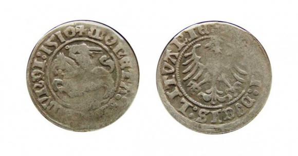 Półgrosz 1510 Zygmunt I Stary Wilno (1)