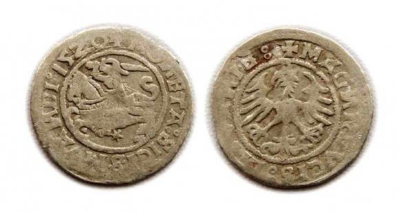 Half groschen 1520 Sigismund I the Old Krakow (1)