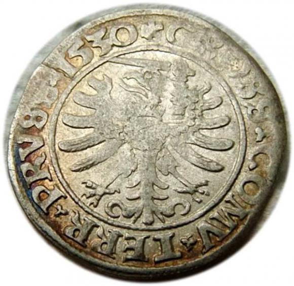 Grosz pruski 1530 Zygmunt I Stary Księstwo Pruskie Toruń (1)