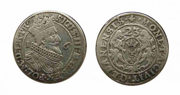 Ort 1623 Zygmunt III Waza Gdańsk (1)