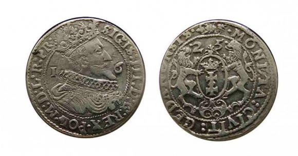 1/4 thaler 1625 Sigismund III Vasa Gdansk (1)