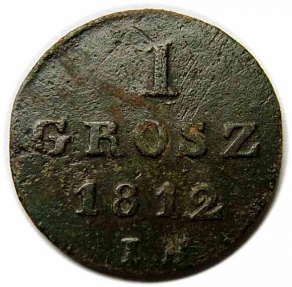 1 groschen 1812 Duchy of Warsaw (1)