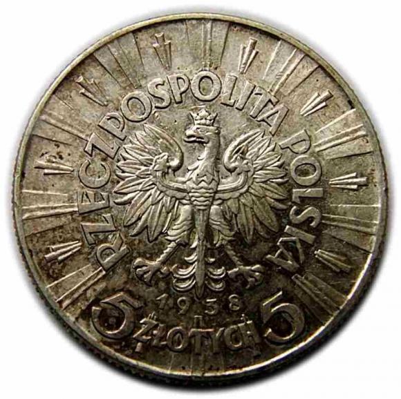 5 złotych 1938 Józef Piłsudski (2)