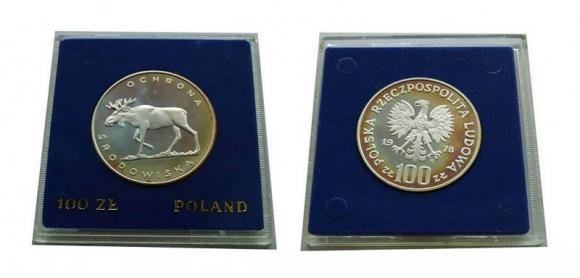 100 złotych 1978 Łoś Ochrona Środowiska (1)