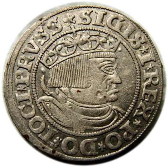Grosz pruski 1532 Zygmunt I Stary Prusy Królewskie Toruń (1)