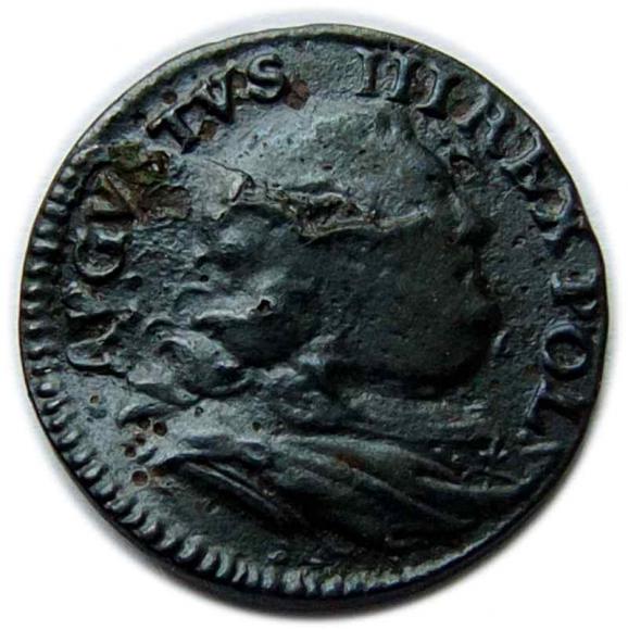 Szeląg 1751 August III Gubin (1)