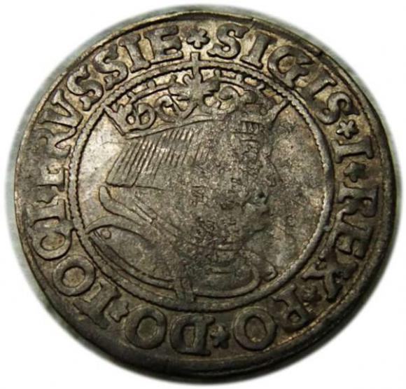 Grosz pruski 1534 Zygmunt I Stary Prusy KrólewskieToruń (1)