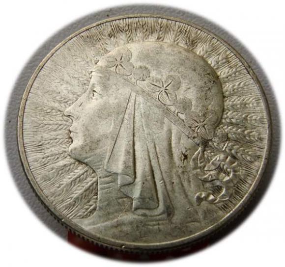 10 złotych 1933 Głowa Kobiety Warszawa (1)