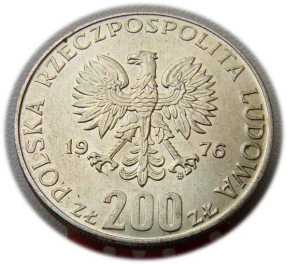 200 złotych 1976 Igrzyska XXI Olimpiady srebro (2)