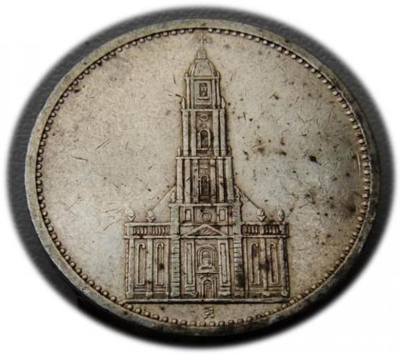 5 mark 1934 A Berlin Church in Potsdam (1)