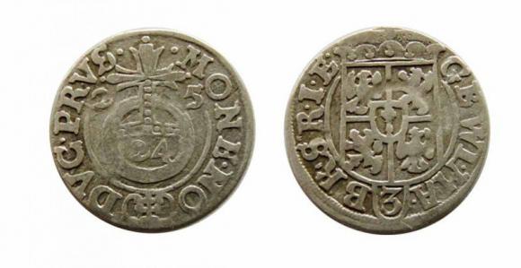 Półtorak 1625 Jerzy Wilhelm Księstwo Pruskie Królewiec (1)