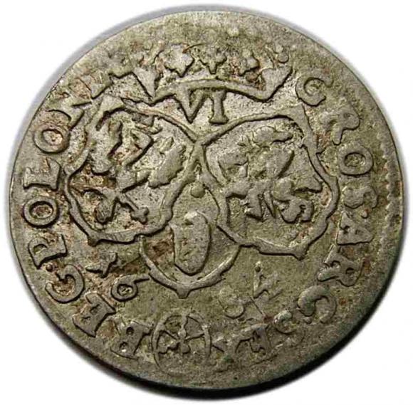 Szóstak 1684 Jan III Sobieski Bydgoszcz (2)