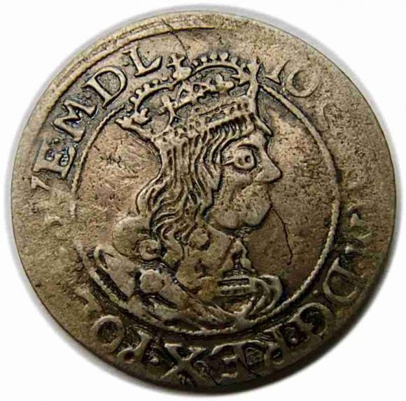 6 groschen 1662 Johann Kasimir Krakow (1)
