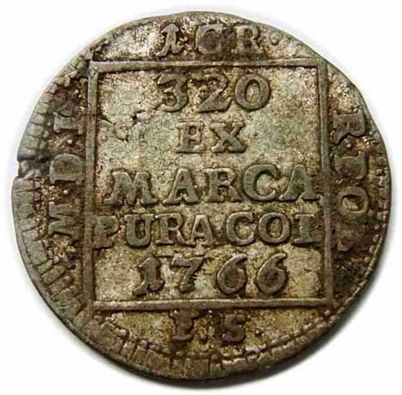 Grosz 1766 Stanisław August Poniatowski Warszawa (1)