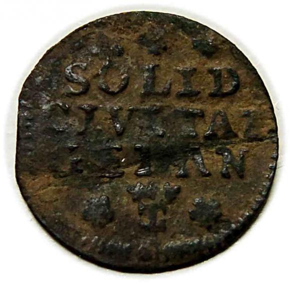 Szeląg 1757 August III Sas Gdańsk (1)