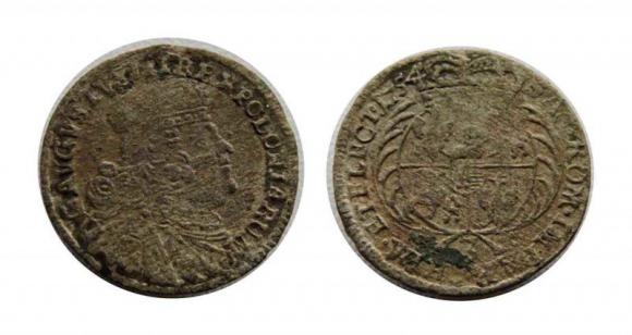 Trojak 1754 August III Lipsk (1)