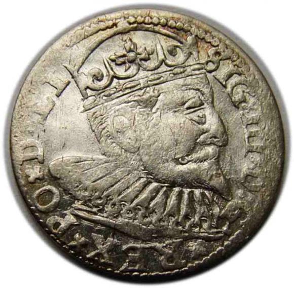 3 groschen 1598 Sigismund III Vasa Riga (1)