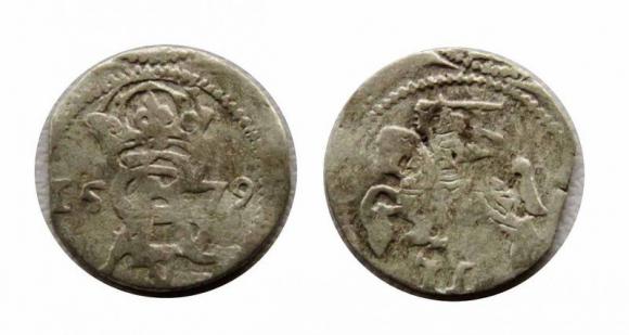 Dwudenar 1579 Gotard Kettler Księstwo Kurlandzkie Mitawa (1)