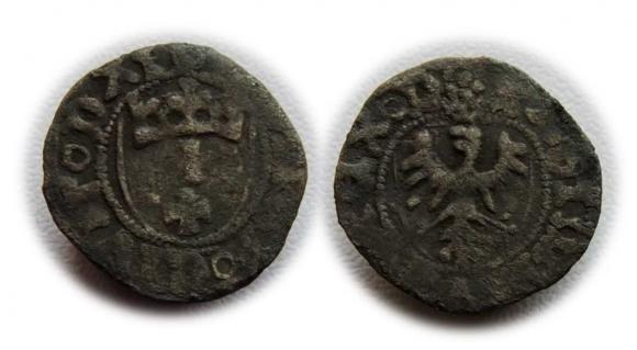 Szeląg Kazimierz Jagiellończyk Gdańsk (1)