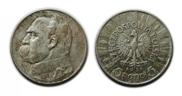 5 zlotych 1936 Jozef Pilsudski Warsaw (1)