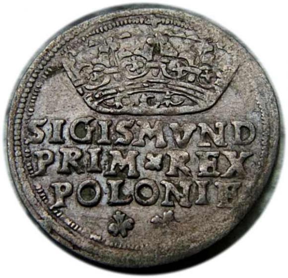 Grosz 1545 Zygmunt I Stary Kraków (1)