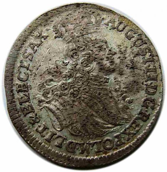 6 groschen 1702 Augustus II the Strong Leipzig (1)