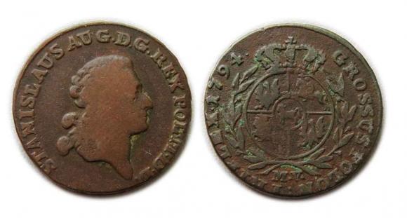 3 groschen 1794 Stanislaw August Poniatowski Warsaw (1)