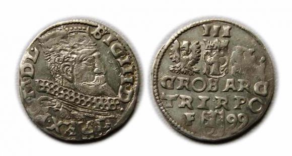 Trojak 1599 Zygmunt III Waza Wschowa (1)