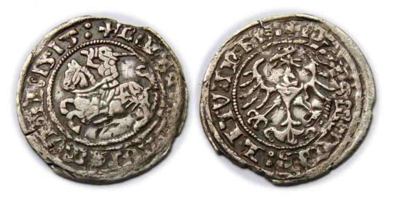 Półgrosz 1515 Zygmunt I Stary Wilno (1)