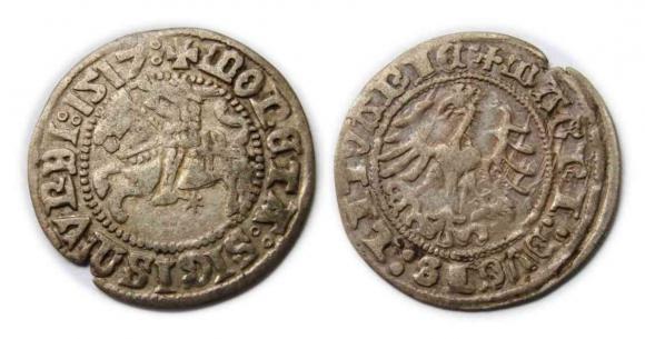 Półgrosz 1517 Zygmunt I Stary Wilno (1)