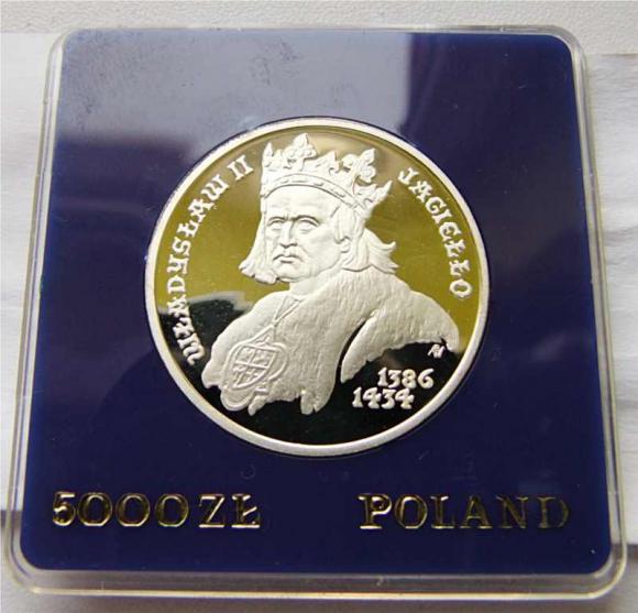 5000 złotych 1989 Władysław II Jagiełło (1)