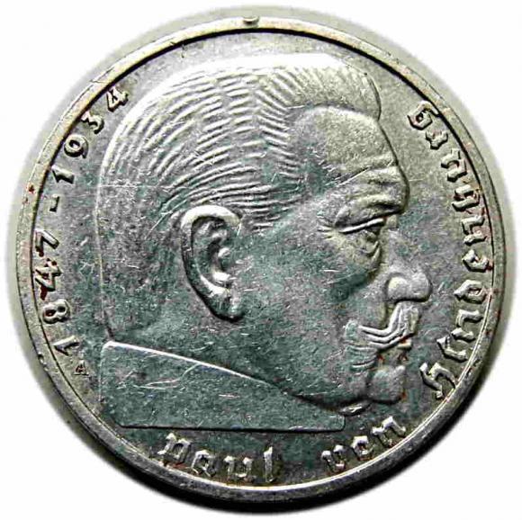 2 marki 1939 A Paul von Hindenburg Berlin (1)