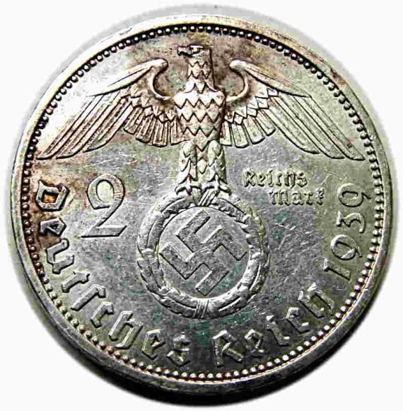 2 marki 1939 A Paul von Hindenburg Berlin (2)