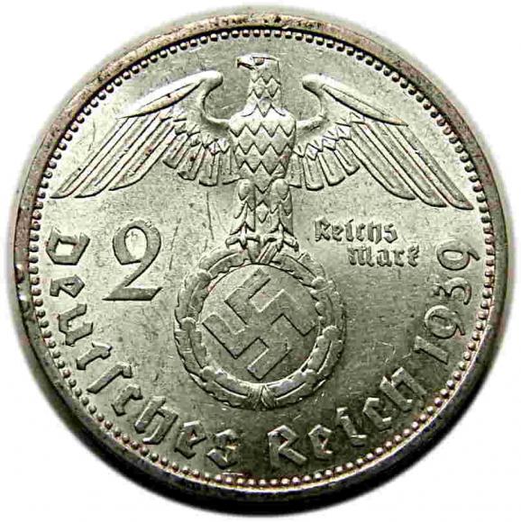 2 marki 1939 A Paul von Hindenburg Berlin (2)