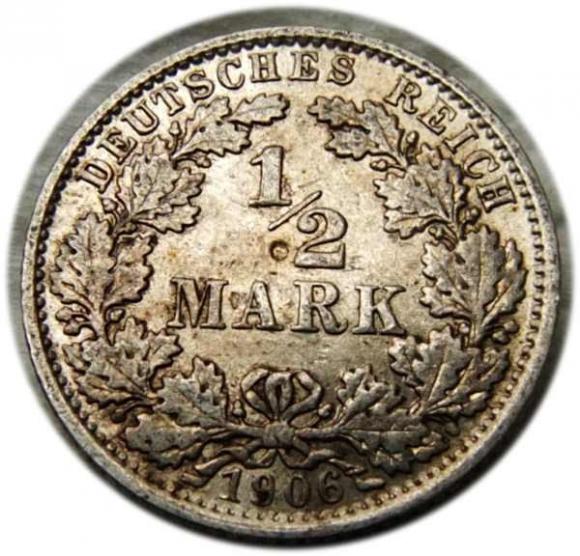 1/2 marki 1906 Drezno (1)