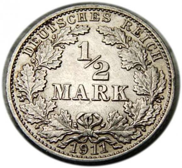 1/2 marki 1911 Karlsruhe (1)
