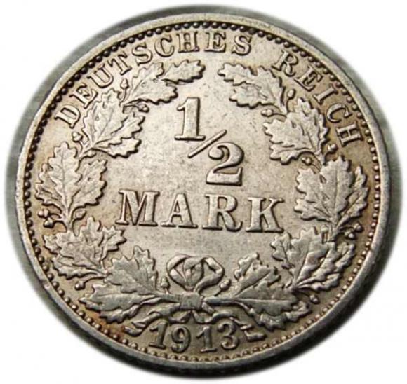 1/2 marki 1913 Stuttgart (1)