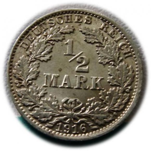 1/2 marki 1916 Berlin (1)