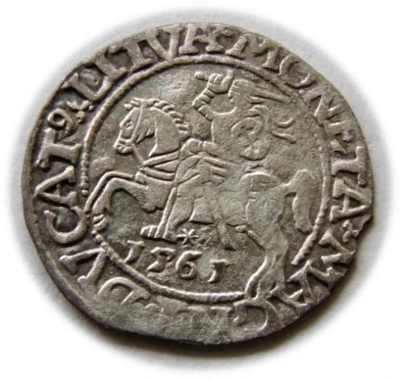 Półgrosz 1561 Zygmunt II August Wilno (1)